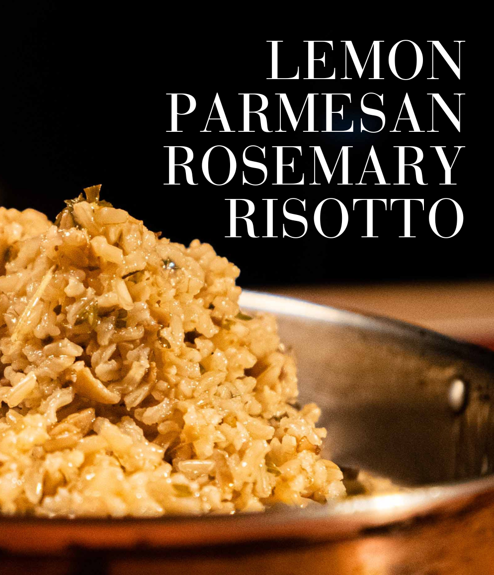 lemon parmesan rosemary risotto recipe