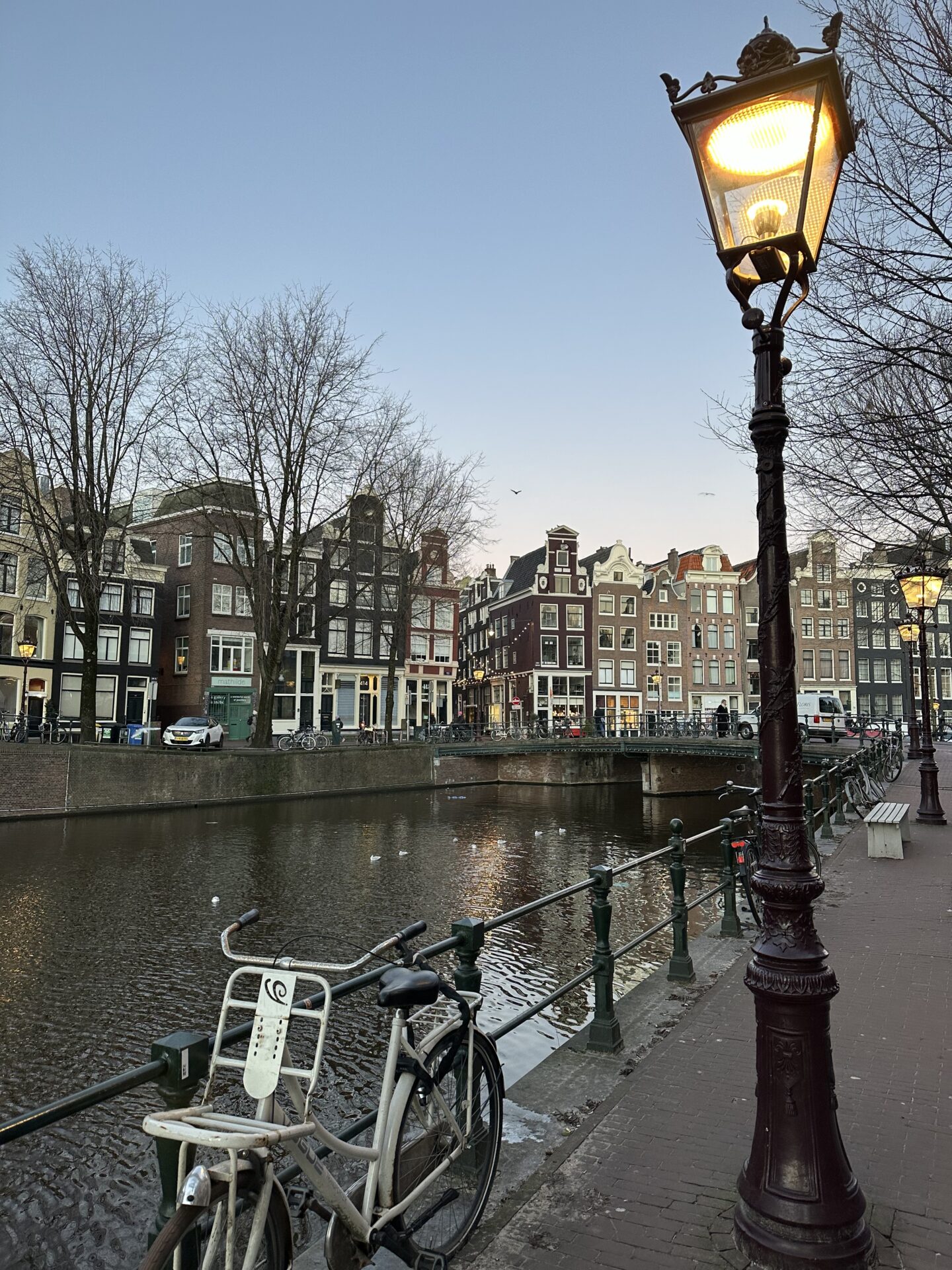 morning in amsterdam canals