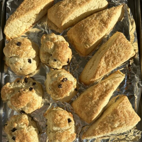 cream scones with currants recipe