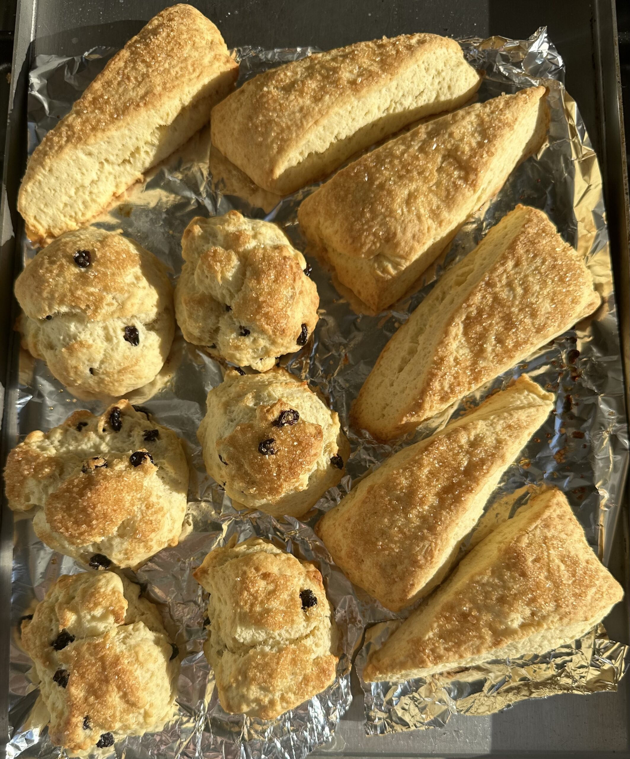 cream scones with currants recipe