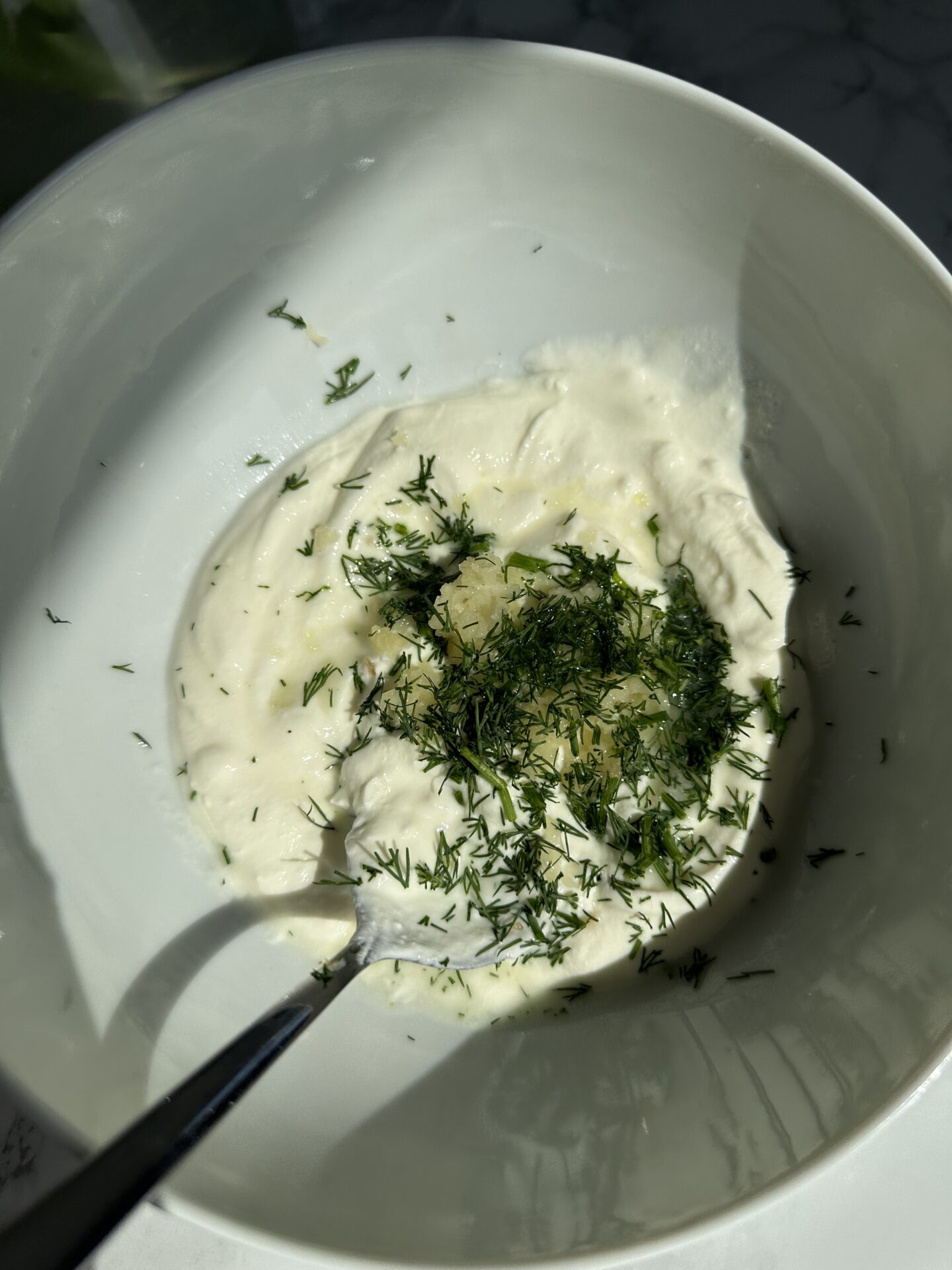 dill greek yogurt spread recipe